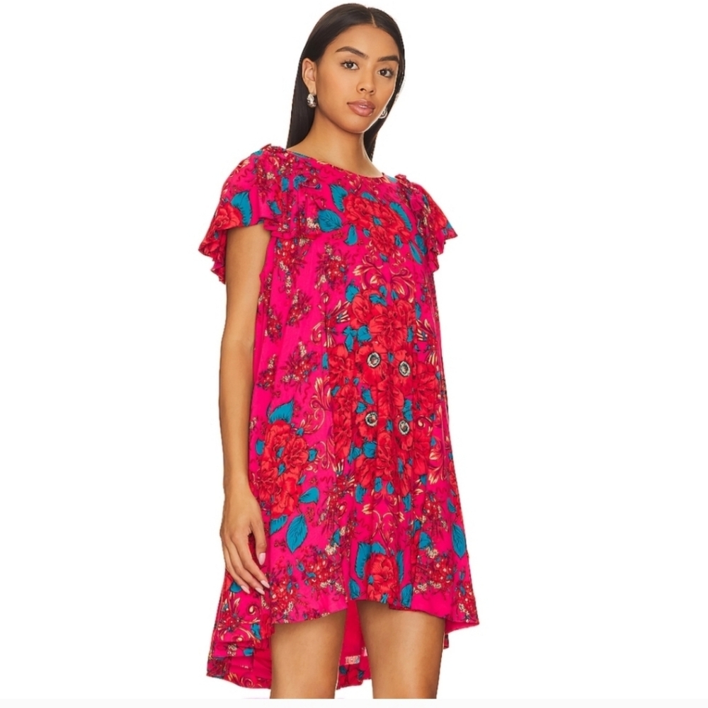Free People Yara Printed Mini Dress